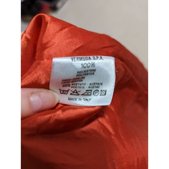 Dismero Women's Red Button-Down Quilted Vest Size M - Picture 4 of 6